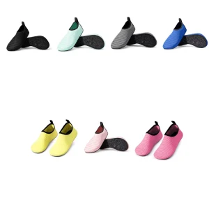Unisex Lightweight Quick-Dry Non-Slip Breathable Foldable Water Shoes for Beach and Swimming