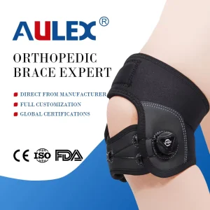 Unisex Neoprene Knee Pads with Patellar Strap, Breathable Hook-and-Loop Closure