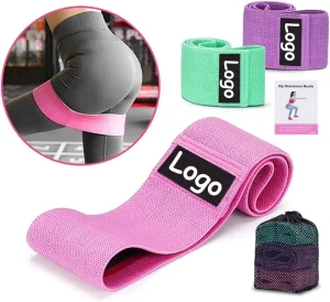 Unisex Non Slip Gym Resistance Band Booty Band Hip Fitness Accessories for Body Building Squat Exercises Tension Ropes