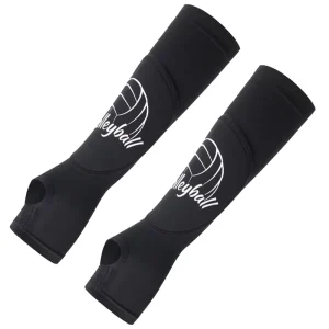 Unisex Soft Nylon Elbow and Knee Pads Anti-Collision Arm Sleeves for Basketball and Volleyball