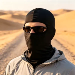 Unisex Stretch 1 Hole Full Face Mask Polyester Breathable Sweat Wicking Motorcycle Cycling Fishing Outdoor Sports Balaclava