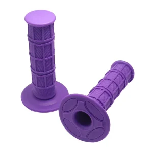Universal 22mm Rubber Motorcycle Handlebar Grips with Anti-Slip Design