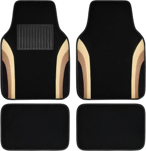 Universal Automotive Floor Mat Wear-Resistant Stain- and Dust-Resistant Easy-Wash Car Interior Carpet