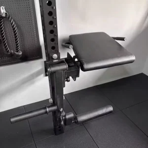 Universal-Fit Leg Curl and Extension Attachment for Squat Racks Heavy-Duty Gym Accessory for Leg Training