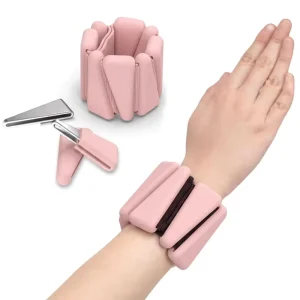 Universal Fit Silicone Adjustable Weighted Wrist Ankle Set for Running Walking Home Use