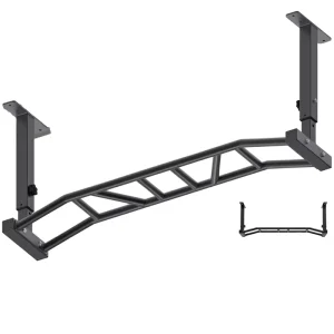 Universal Metal Multi-Grip Pull Bar Attachment for Power Rack