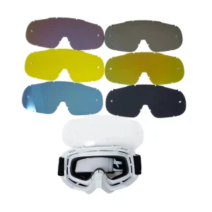 Universal Motocross Goggles Replacement Lenses Off-Road Dirt Bike MX ATV Motorcycle Racing
