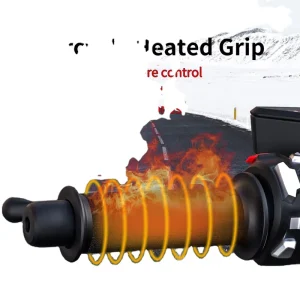 Universal Motorcycle Heated Hand Grips with Adjustable Temperature for ATVs and Electric Bikes