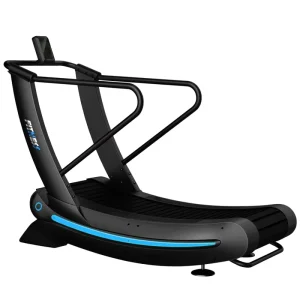 Unpowered Air Runner Curved Treadmill with Manual Self-Generating Power