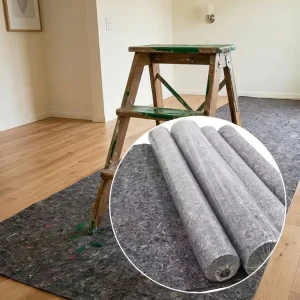 Upgrade Anti Skid Floor Protection Felt Breathable Painter Fleece Painter Mat