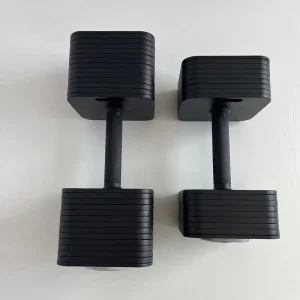 Upgraded New Style Square Adjustable Dumbbell High Quality Quick Adjustment Detachable 3 in 1 Dumbbell Set