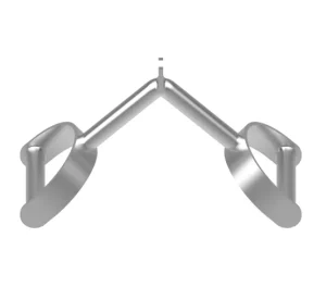V-Shaped Carbon Steel Narrow Pulldown Bar for Home and Commercial Use