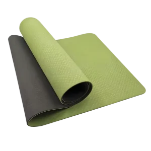 VIGFIT Eco-Friendly Non-Slip Waterproof TPE Yoga Mat, 6mm Thick, with Carrying Strap