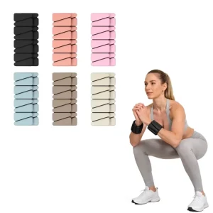 Velcro Silicone Wrist and Ankle Weights with Iron Filling, Adjustable, for Home Gym and Yoga
