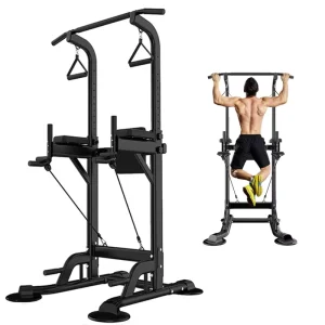 Versatile Indoor Gym Tower Station Daily Bodyweight Fitness Training Pull up Bar with Anti slip Base