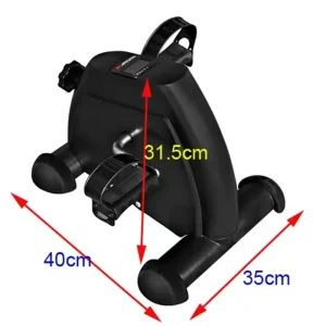Vertical Bike Pedal Exerciser Leg Trainer with Aerobic Cycling and Knob Resistance