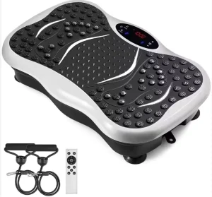 Vertical Electric Vibration Platform Fitness Machine, Portable, Home Use