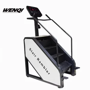 Vertical Rotating Step Stair Climber Machine with LCD Display, Pulse Sensors and Adjustable Resistance