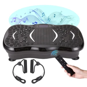 Vertical Vibration Plate Exercise Machine Whole Body Workout Fitness Platform for Body Shaping Fat Loss Massage Home Use