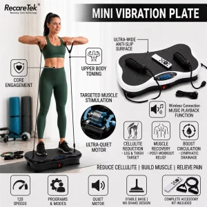 Vertical Vibration Plate Exercise Machine for Whole Body Massage