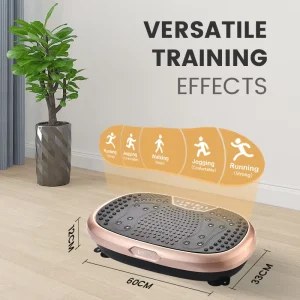 Vertical Whole Body Vibration Platform Machine for Home Use Fitness Shaping with 1-99 Speed Levels