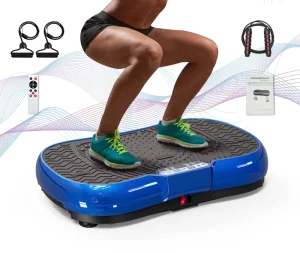 Vibration Plate Exercise Machine, 10 Modes, Home Training Platform with Speaker