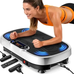 Vibration Plate Exercise Machine, Home Gym Workout Platform with Speaker