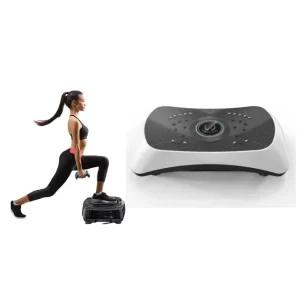 Vibration Plate Exercise Machine Remote Control Full Body Vibration Platform