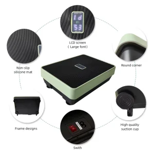 Vibration Plate Exercise Machine, Whole Body Vibration Platform for Home Fitness