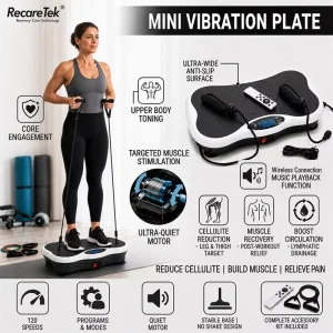 Vibration Plate Exercise Machine for Home Fitness