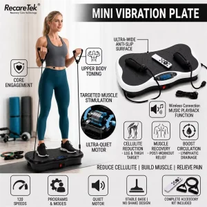 Vibration Plate Exercise Machine for Home Fitness