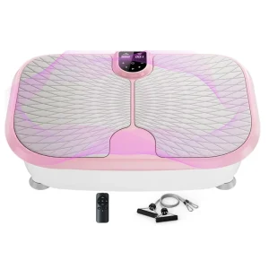 Vibration Plate Exercise Machine with Resistance Bands