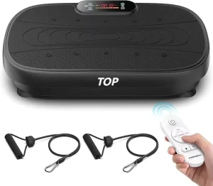 Vibration Plate Fitness Platform Exercise Machine Vibrating Whole Body Shaker Workout Power Waver Vibrate Stand Shake Board
