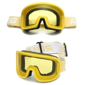 Vintage Motorcycle Goggles Anti Fog Windproof Motocross Dirt Bike Adjustable Strap