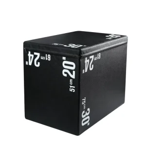 Vinyl-Covered High-Density Weighted Wood Plyometric Jump Box