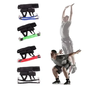 Volleyball Vertical Jump Trainer Leap Training Bounce Suspension Resistance Bands 10 150lbs