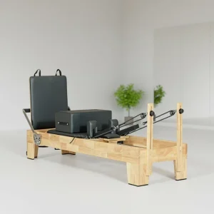 W15 Solid Oak Pilates Reformer for Fitness Studio Training