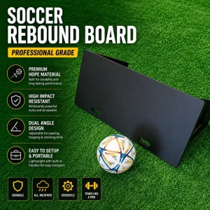 WLT Soccer Rebound Board Football Bounce Back Trainer for Club Academy Team Training Durable HDPE