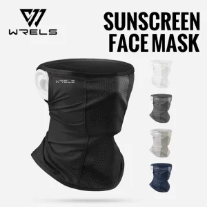 WRELS Face Mask Custom logo Summer UV Protection Mask Sports Neck Gaiter Ear Loops Face Mask Full Face Breathable Face Covers