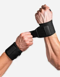 WW10 Powerlifting Wrist Wraps and Straps, Heavy-Duty, Comfortable, Breathable, Adjustable