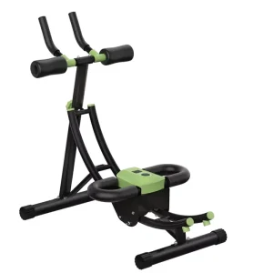 Waist Machine Dual-Track Abdominal Exerciser Muscle Training Fitness Equipment for Home Use Crunch Board Curling Coaster
