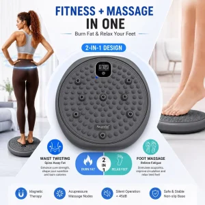 Waist Twisted Machine Smart Fitness Product Fitness Equipment Accessory Acupressure Mat Home Gear Board Exercise Disc Shape Tool