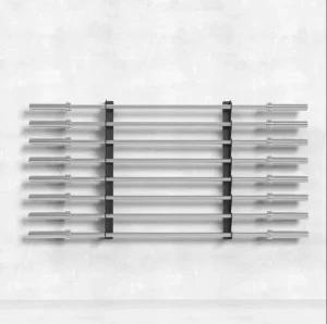 Wall-Mounted Barbell Rack and Storage Holder for Gym and Fitness Center