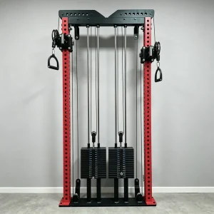 Wall Mounted Metal Power Rack Functional Trainer Cable Machine with Adjustable Pulley System
