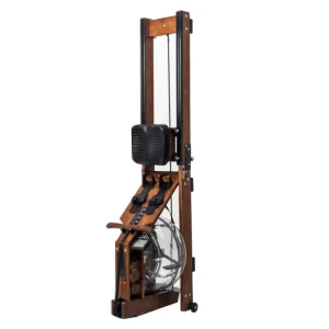 Walnut Solid Wood 150kg Capacity 2000x400mm Foldable Water Rowing Machine for Home