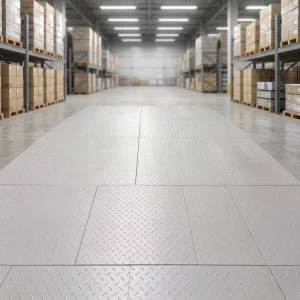 Warehouse Floor Shield Boards HDPE Material High Density for Heavy Loads Forklifts and Impact Protection