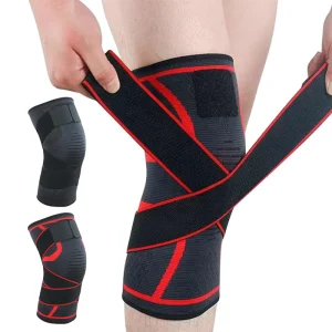 Warm Knitted Knee Support Pressure Anti-Slip Cycling Fitness Bandage Protector