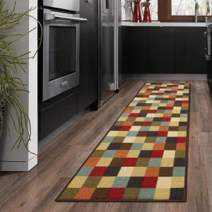 Washable Anti-Fatigue Anti-Oil Rubber Kitchen Floor Mat 2 Piece Set