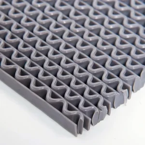 Washable Corrugated PVC Mesh Floor Mat with Drainage Holes and Anti-Slip Design