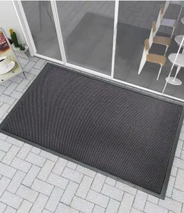 Washable Indoor Entrance Mat Durable Anti-Slip Waterproof Solid Color Elastic 3D Mesh
